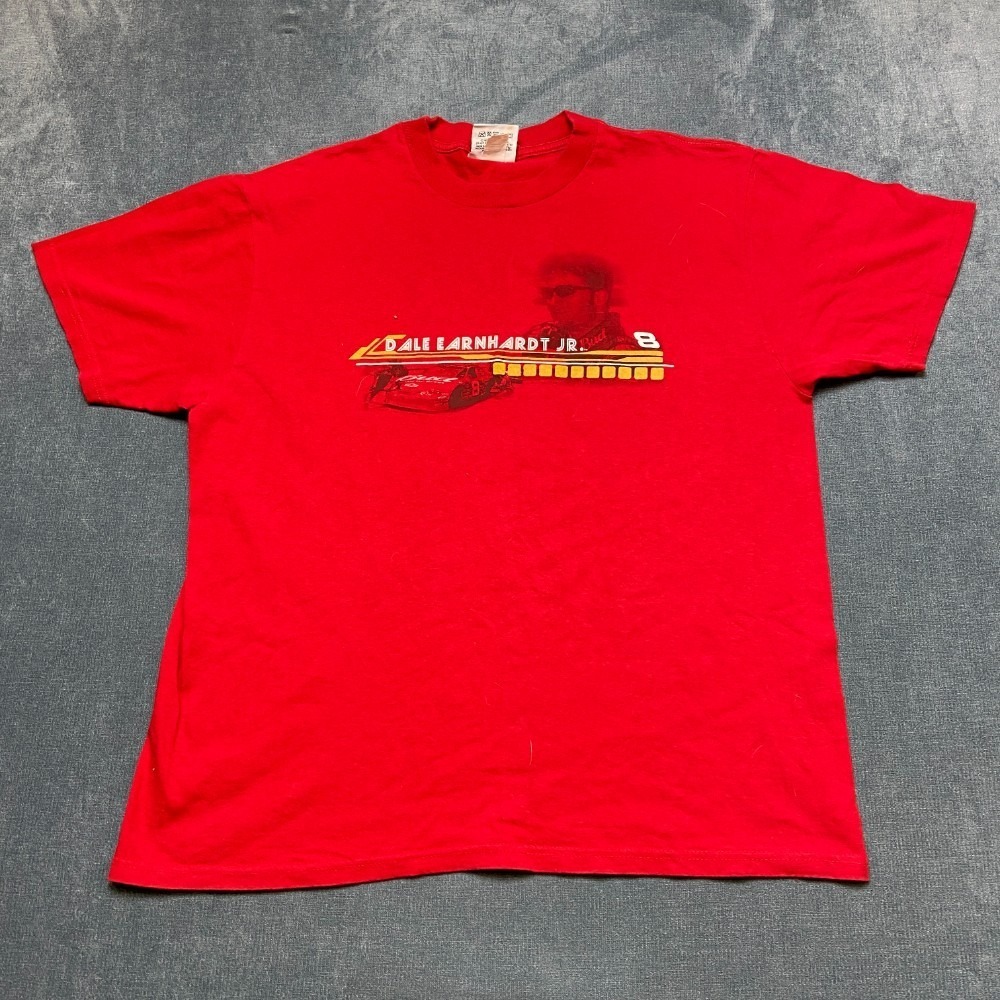 Dale Earnhardt Inc. T Shirt Mens XL Red Dale Earnhardt Jr. Winners Circle Racing